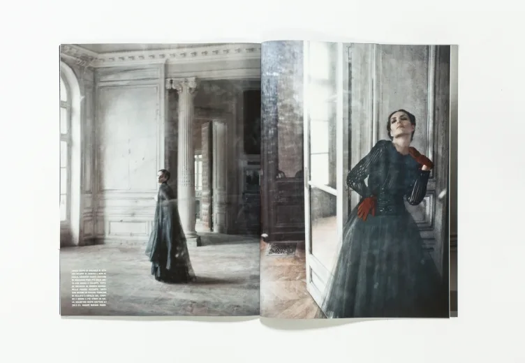VOGUE ITALIA - ALTA MODA March 2013 Adriana Abascal A metamorphic soul by Deborah Turbeville