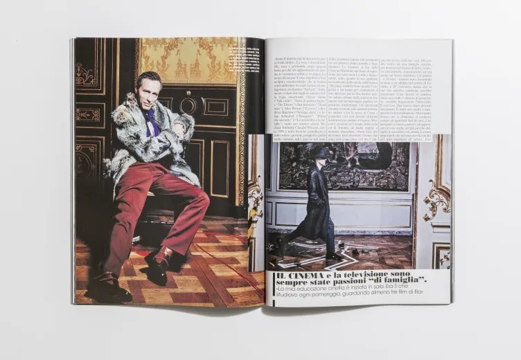 L'Uomo Vogue - November 2014 Michael Wincott by Michel Comte