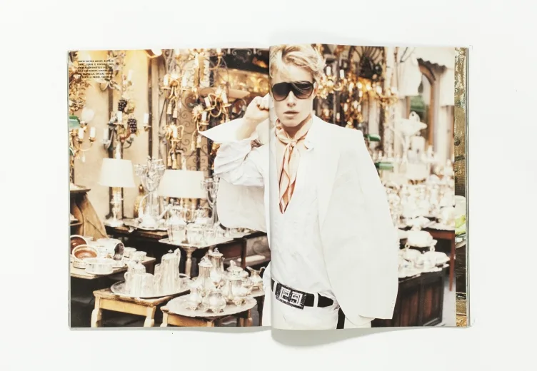 L'UOMO VOGUE - April 2006 Layke Anderson by Steven Sebring