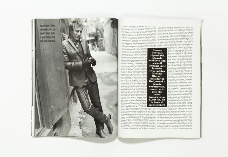 L'UOMO VOGUE - December 2007 Michael Wincott by Sante D'Orazio