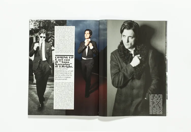 L'UOMO VOGUE - July/August 2012 Raphael Personnaz by Dylan Don