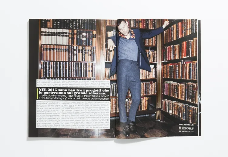 L’Uomo Vogue - January 2015 Ed Skrein by Cameron Mccool