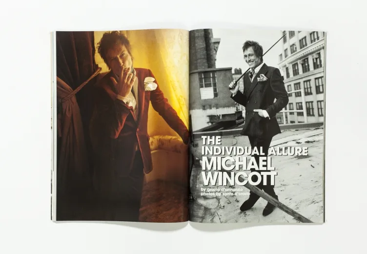 L'UOMO VOGUE - December 2007 Michael Wincott by Sante D'Orazio