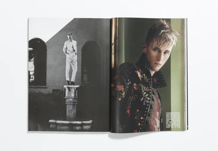 L’Uomo Vogue - January 2016 Machine Gun Kelly by Mark Segal