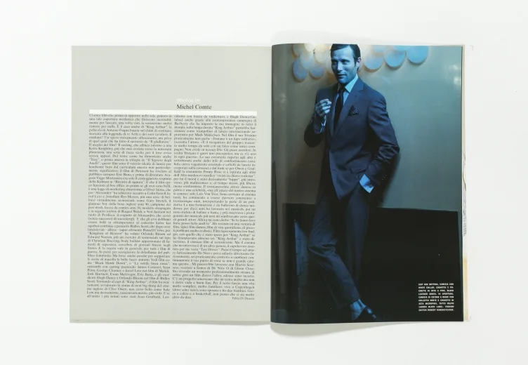 L'UOMO VOGUE - April 2005 Macis Mikkelsen by Michel Comte