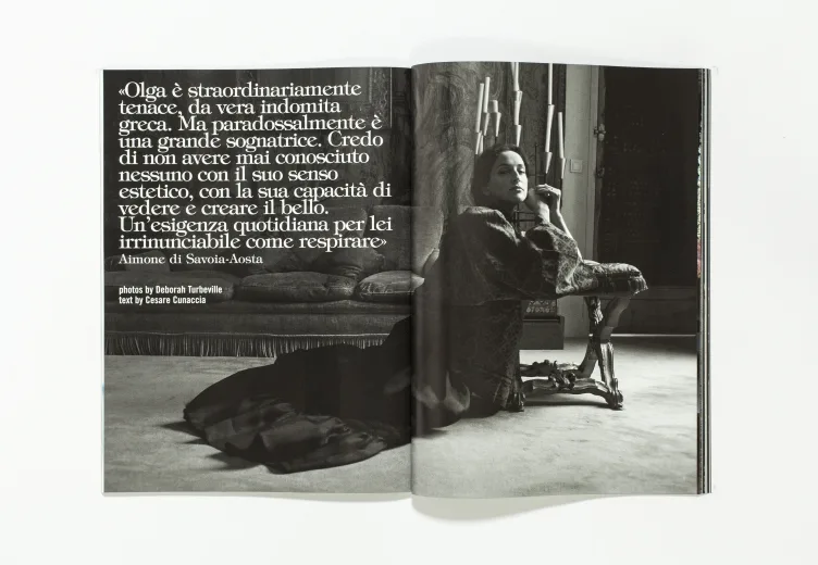 VOGUE ITALIA - July 2010 Olga di Grecia di Savoia-Aosta by Deborah Turbeville