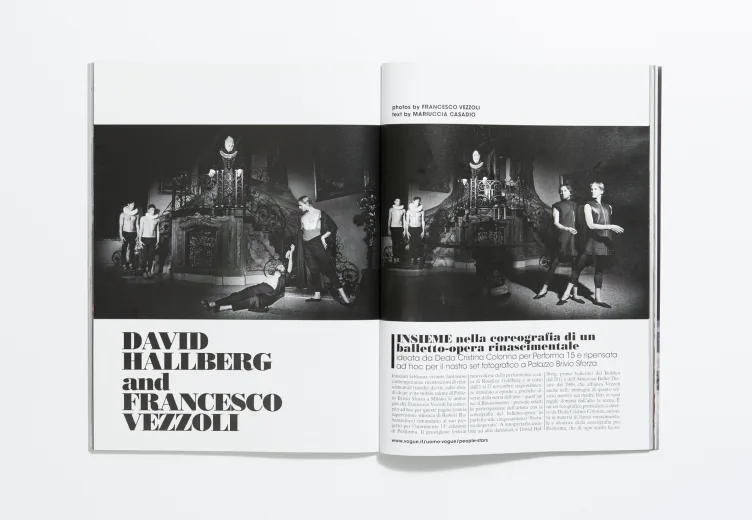L’Uomo Vogue - October 2015 David Hallenberg e Francesco Vezzoli by Francesco Vezzoli