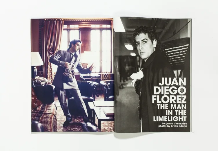 L'UOMO VOGUE - December 2007 Juan Diego Florez by Bryan Adams