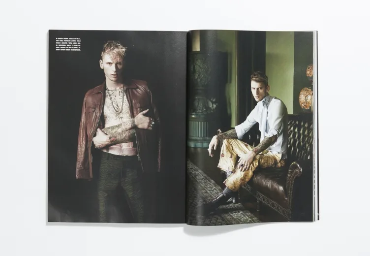 L’Uomo Vogue - January 2016 Machine Gun Kelly by Mark Segal