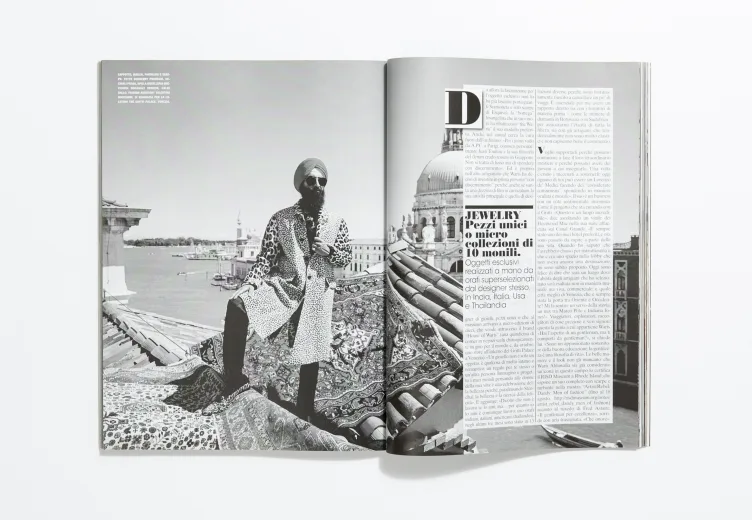 L’Uomo Vogue - July/August 2013 Waris Alhuwalia by Pierpaolo Ferrari