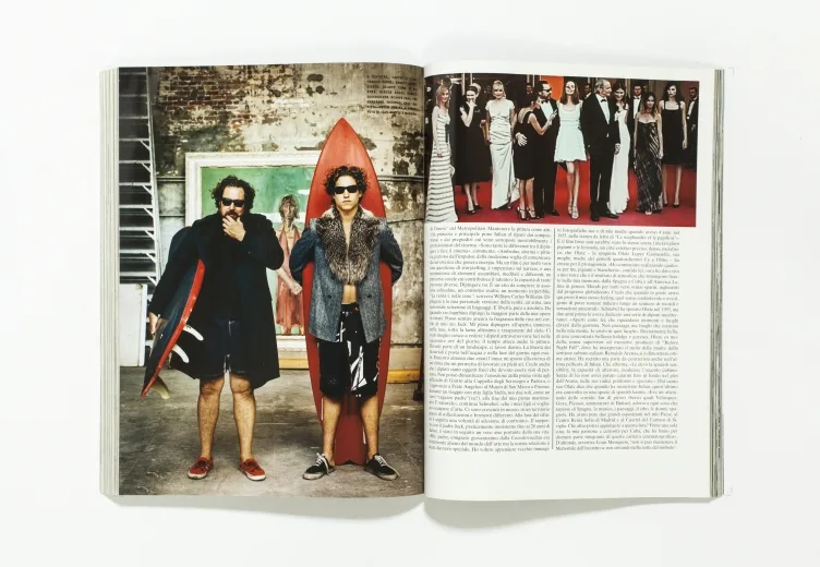 L'UOMO VOGUE - July/August 2007 Julian Schnabel by Mark Seliger