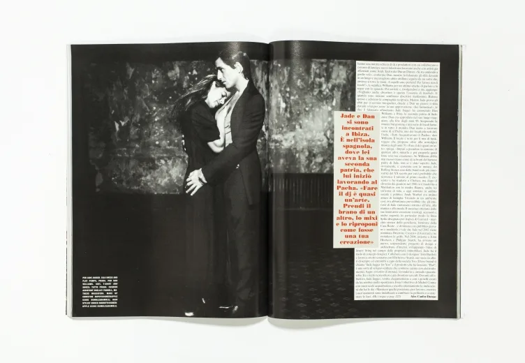 L'UOMO VOGUE - February 2007 Jade Jagger Dan Williams by Michel Comte