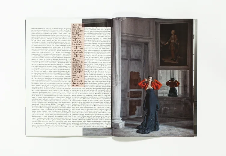 VOGUE ITALIA - ALTA MODA March 2013 Adriana Abascal A metamorphic soul by Deborah Turbeville