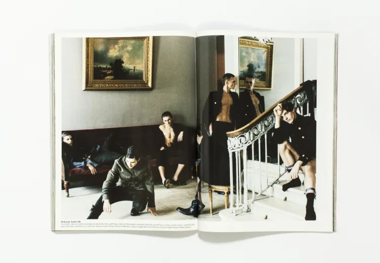 L'UOMO VOGUE - October 2006 My click My own style by Deborah Turbeville