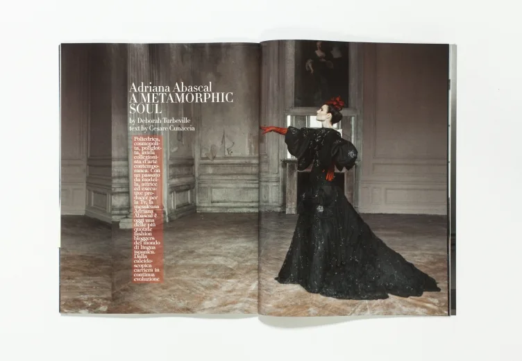 VOGUE ITALIA - ALTA MODA March 2013 Adriana Abascal A metamorphic soul by Deborah Turbeville