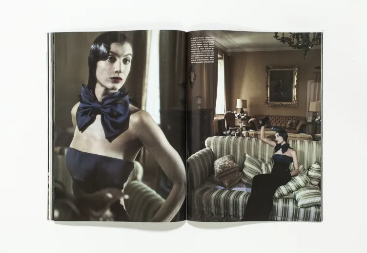 VOGUE ITALIA - HAUTE COUTURE September 2012 Carlo e Marta Borromeo by Deborah Turbeville
