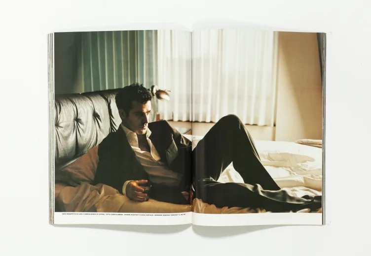 L'uomo Vogue - October 2002 Justin Theroux by Carter Smith