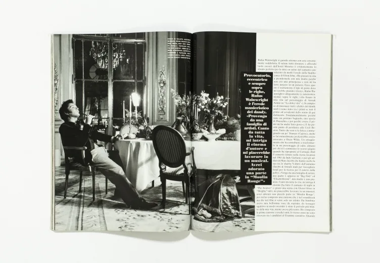 L'UOMO VOGUE - December 2006 Rufus Wainwright by Michel Comte