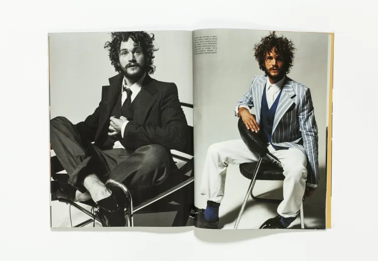 L'UOMO VOGUE - February 2004 Hugh dancy by Michel Comte