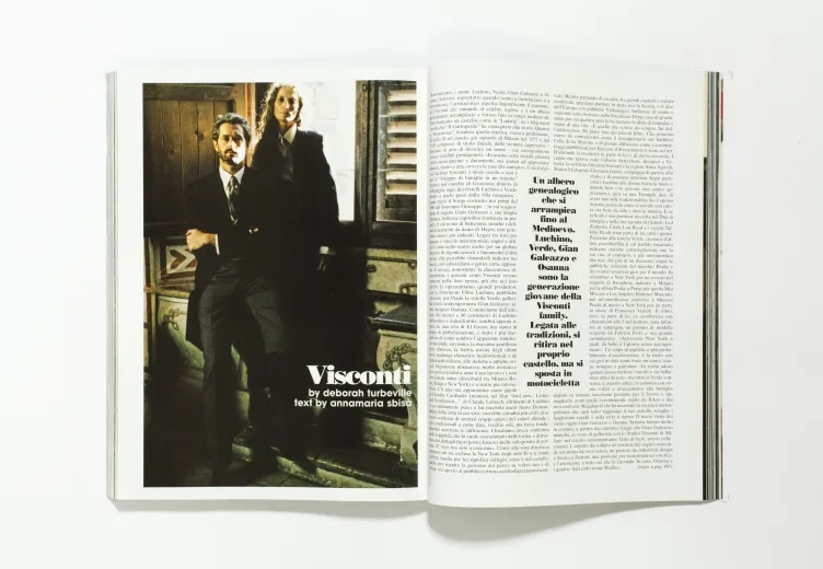 L'UOMO VOGUE - January 2008 Visconti by Deborah Turbeville