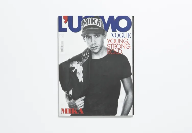 L’Uomo Vogue July/August 2015 Mika by Peter Lindbergh