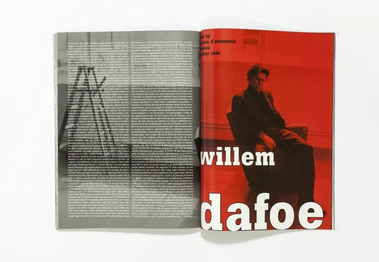 L'UOMO VOGUE - October 2002 Willem Dafoe by Walter Chin