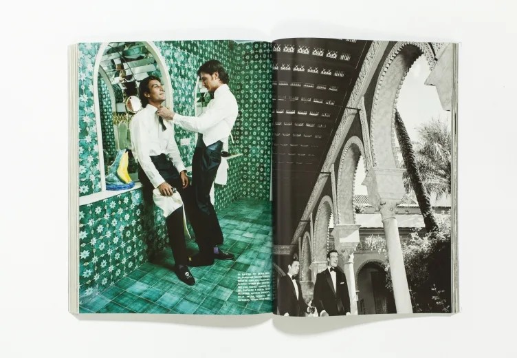 L'UOMO VOGUE - July/August 2007 Rafael y Luis Medina Abascal Palacio de las Duenas by Michael Baumgarten