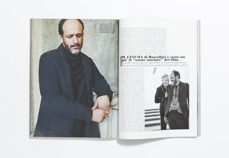 L’Uomo Vogue - September 2015 Luca Guadagnino Tilda Swinton by Shayne Laverdiere
