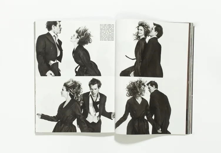 L'UOMO VOGUE - January 2010 Kevin Bacon and Kyra Sedgwick by Sinisha Nisevic