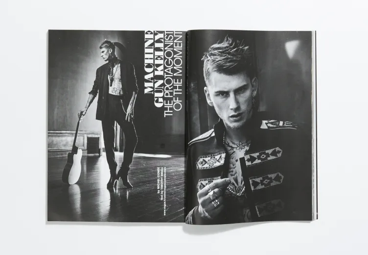 L’Uomo Vogue - January 2016 Machine Gun Kelly by Mark Segal