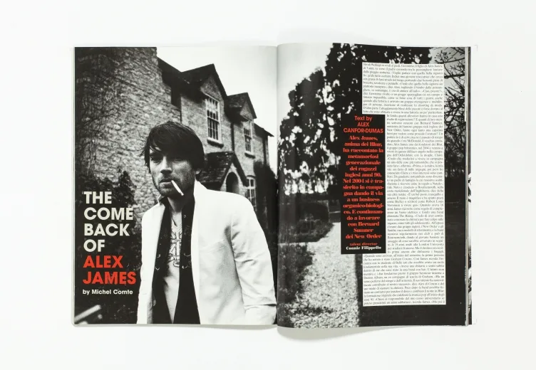 L'UOMO VOGUE - April 2007 Alex James by Michael Comte