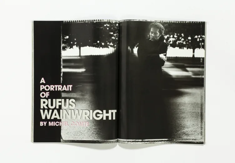 L'UOMO VOGUE - December 2006 Rufus Wainwright by Michel Comte