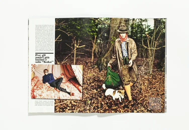 L'UOMO VOGUE - January 2012 Konstantin van Bayern by Dylan Don