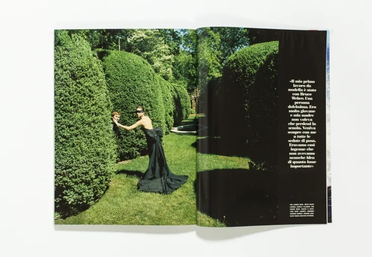 L'UOMO VOGUE - July/August 2007 Lauren and Pierce Bush by Michael Baumgarten