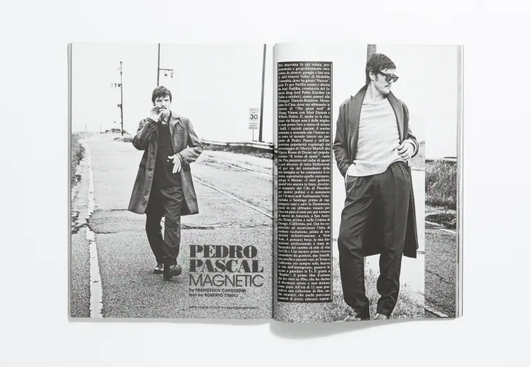 L’Uomo Vogue - September 2015 Pedro Pascal by Francesco Carrozzini