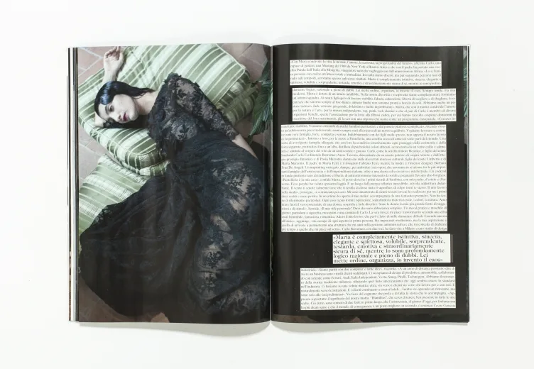 VOGUE ITALIA - HAUTE COUTURE September 2012 Carlo e Marta Borromeo by Deborah Turbeville