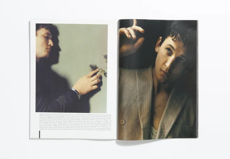 L’Uomo Vogue - February 2015 Miles Teller by Jamie Hawkesworth