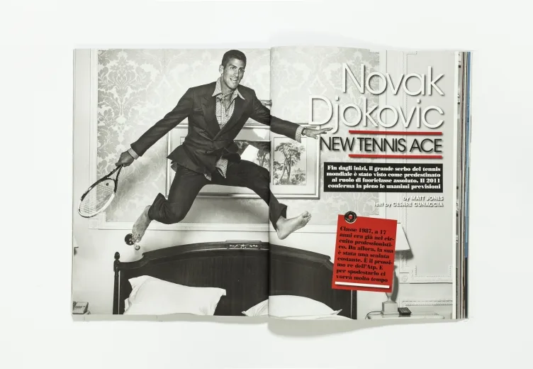 L'UOMO VOGUE - July/August 2011 Novak Vjokovic by Matt Jones