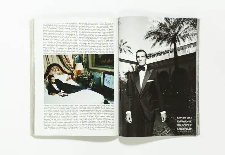 L'UOMO VOGUE - July/August 2007 Rafael y Luis Medina Abascal Palacio de las Duenas by Michael Baumgarten