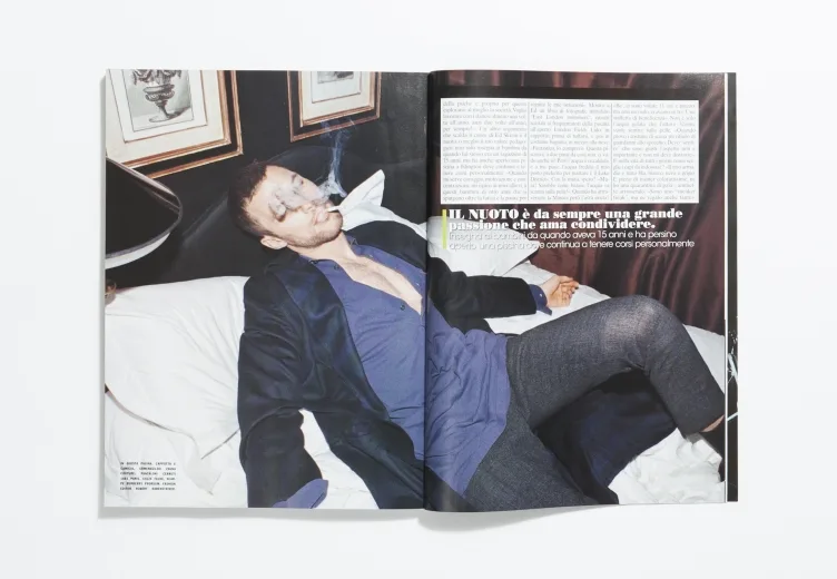 L’Uomo Vogue - January 2015 Ed Skrein by Cameron Mccool