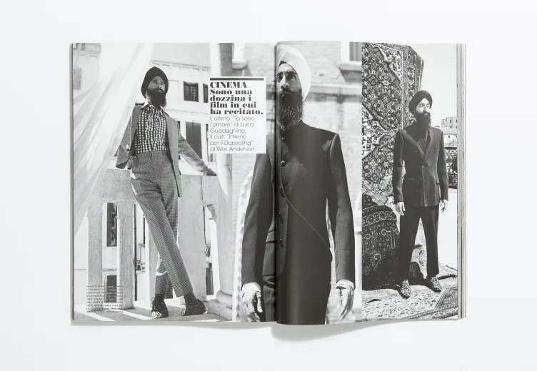 L’Uomo Vogue - July/August 2013 Waris Alhuwalia by Pierpaolo Ferrari