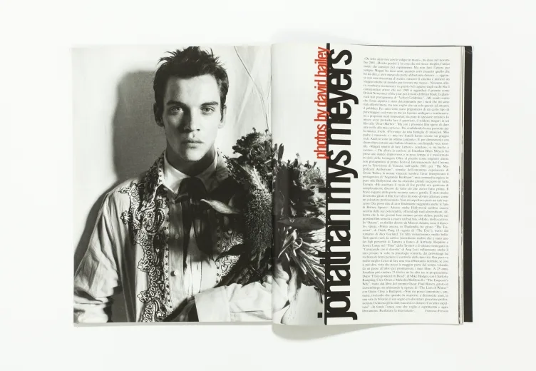 L'UOMO VOGUE - April 2003 Jonathan Rhys Meyers by David Bailey