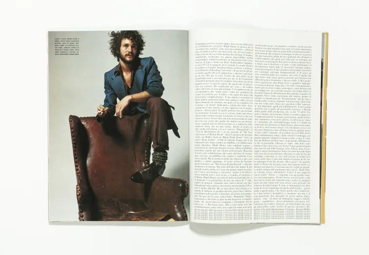 L'UOMO VOGUE - February 2004 Hugh dancy by Michel Comte