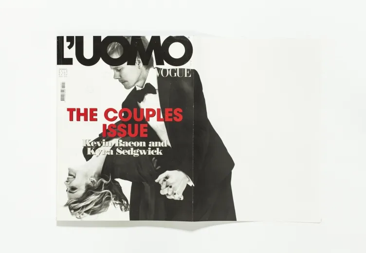 L'UOMO VOGUE - January 2010 Kevin Bacon and Kyra Sedgwick by Sinisha Nisevic