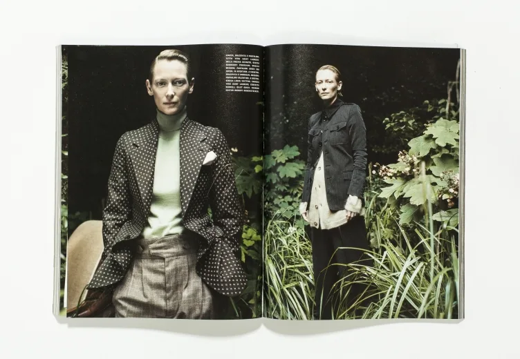 L'UOMO VOGUE - September 2008 Tilda Swinton by Paolo Roversi
