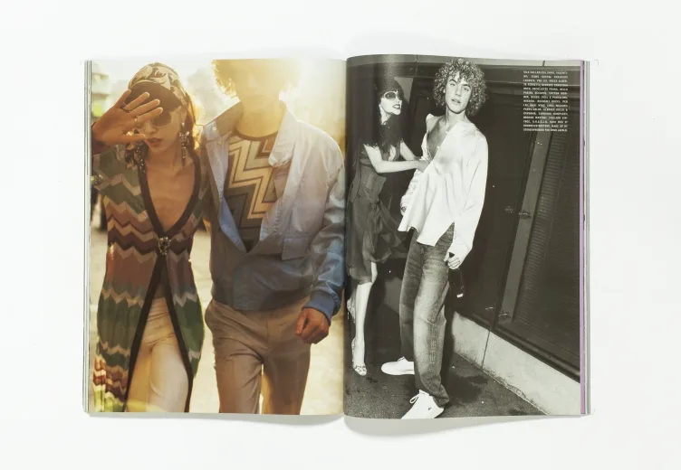 VOGUE ITALIA SPORT January 2004 Sneakers snapshots by Carter Smith