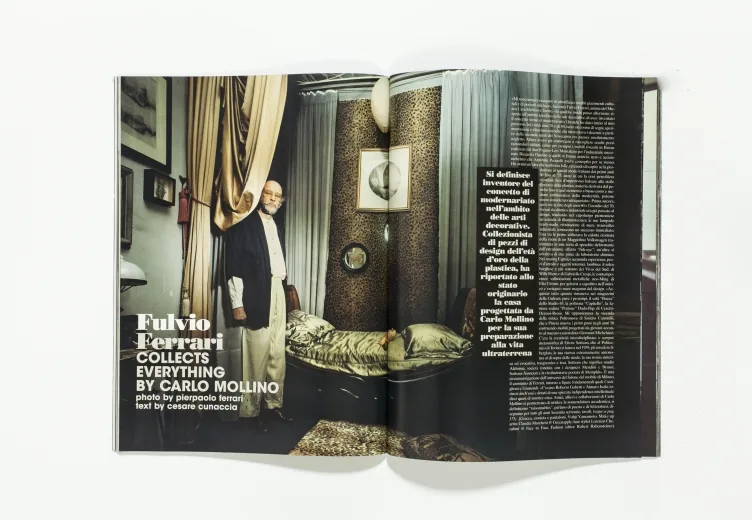 L'UOMO VOGUE - April 2010 Fulvio Ferrari Collects everything by Carlo Mollino by Pierpaolo Ferrari