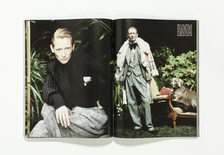 L'UOMO VOGUE - September 2008 Tilda Swinton by Paolo Roversi