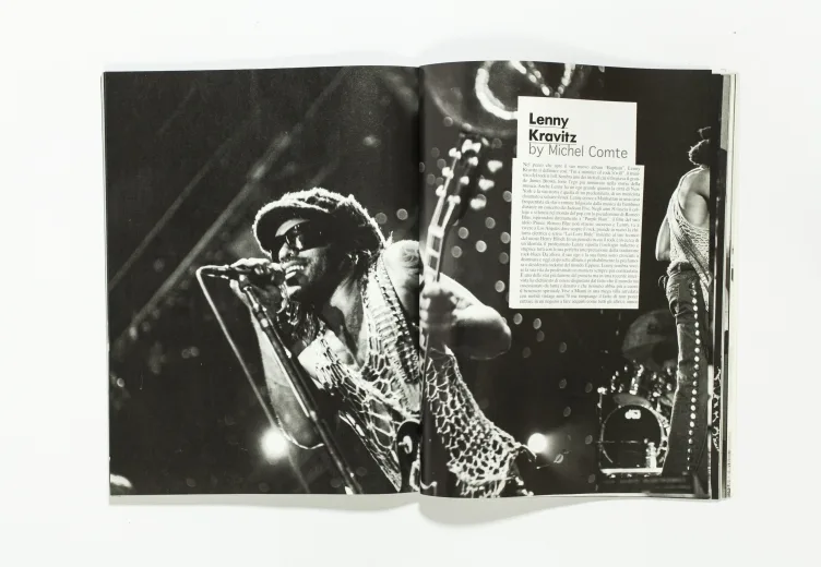 L'UOMO VOGUE - September 2004 Lenny Kravitz by Michel Comte