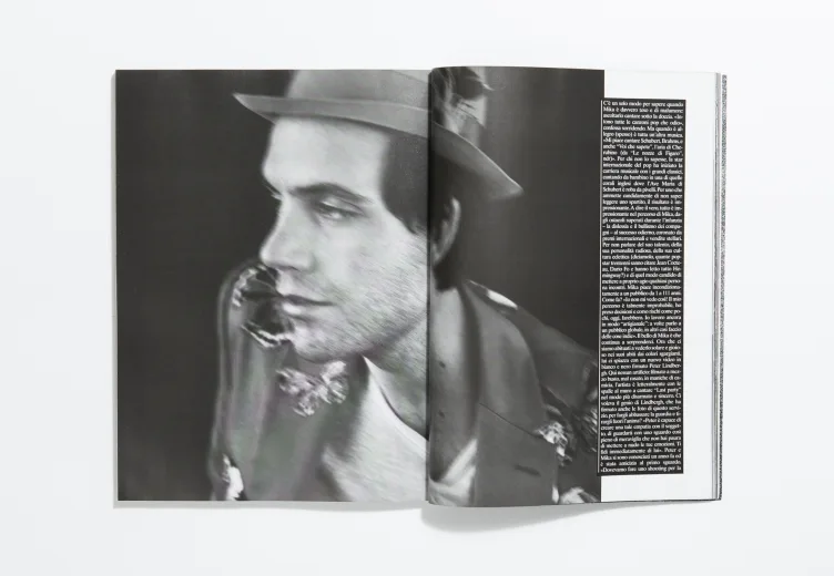 L’Uomo Vogue July/August 2015 Mika by Peter Lindbergh